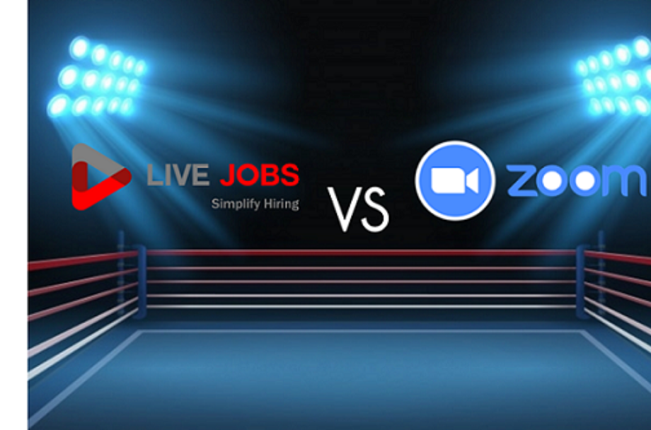 Live Jobs - Video Interview Software VS Zoom